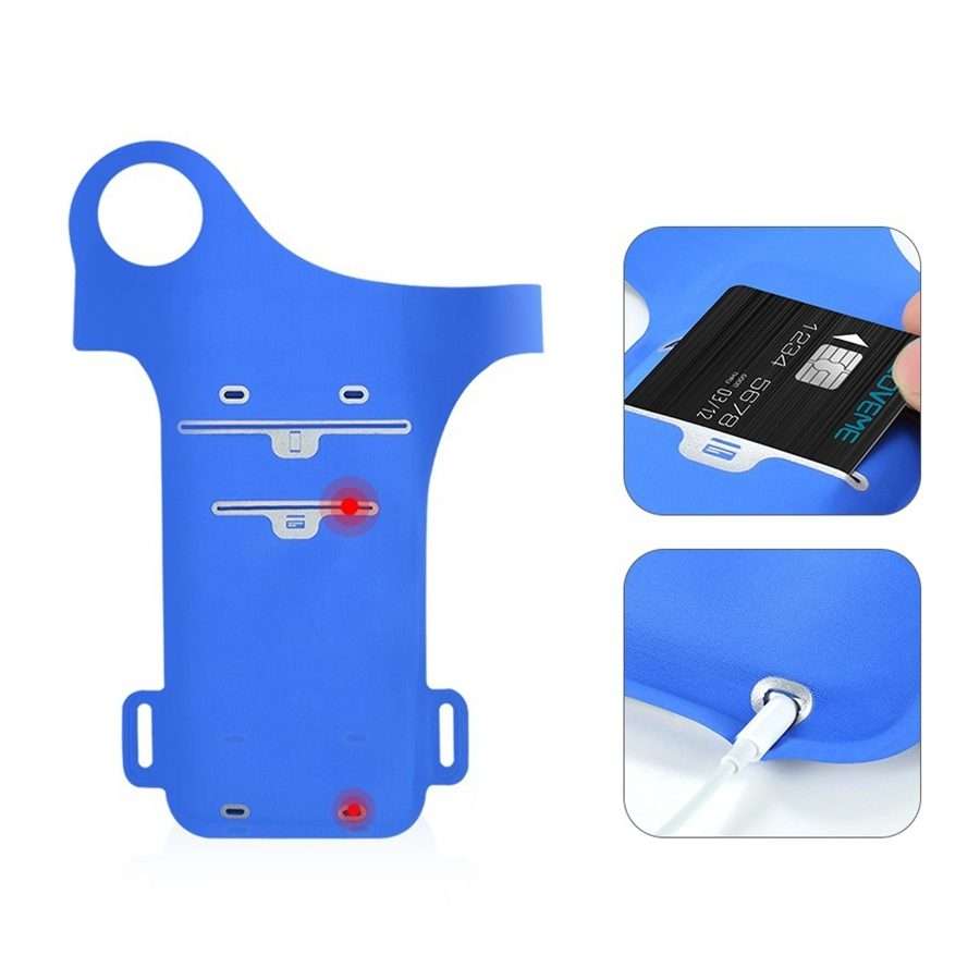 Running Sports Mobile Phone Wrist Bag, Specification:Under 5.5 inches(Black)
