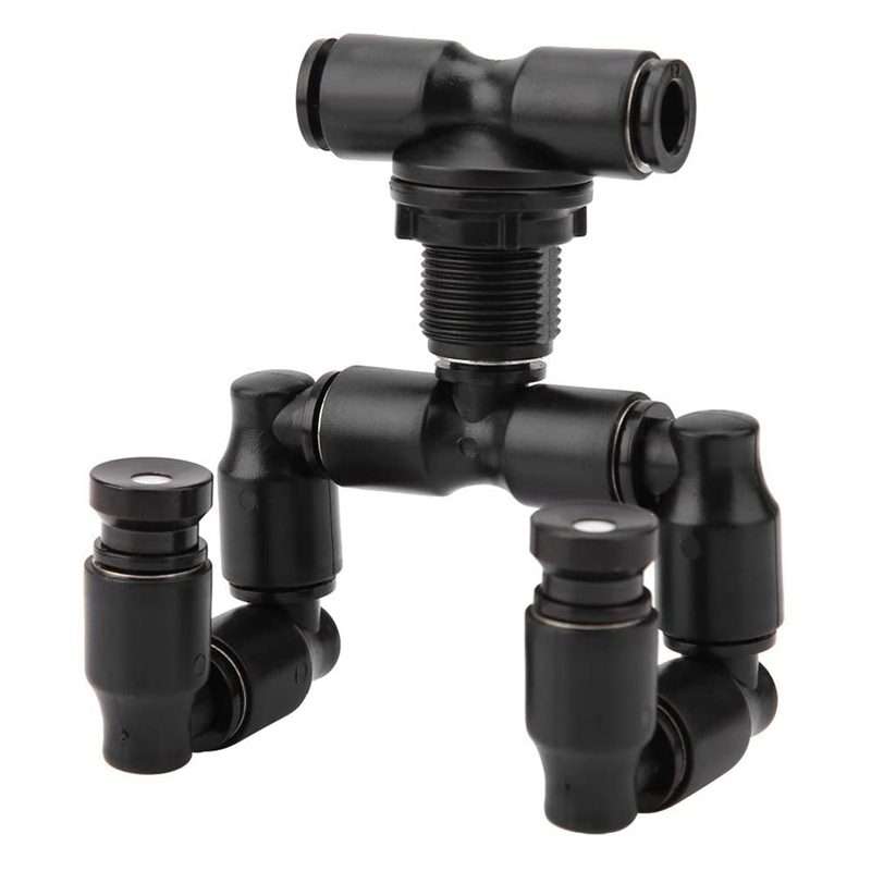 MS-PT03 Rainforest Tank Landscaping Climbing Pet Feeding Box Mini Spray Double-Head Atomization Co