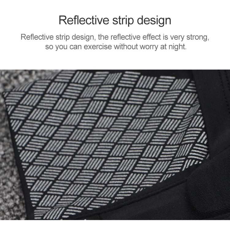 Reflective Motion Arm Bag Close Mobile Phone Bag, Size:L(Rose Red)