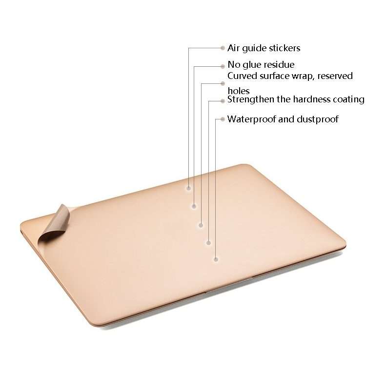 JRC Laptop Film Computer Top Shell Body Protection Sticker For MacBook Pro 16 inch ... (Deep Gray)