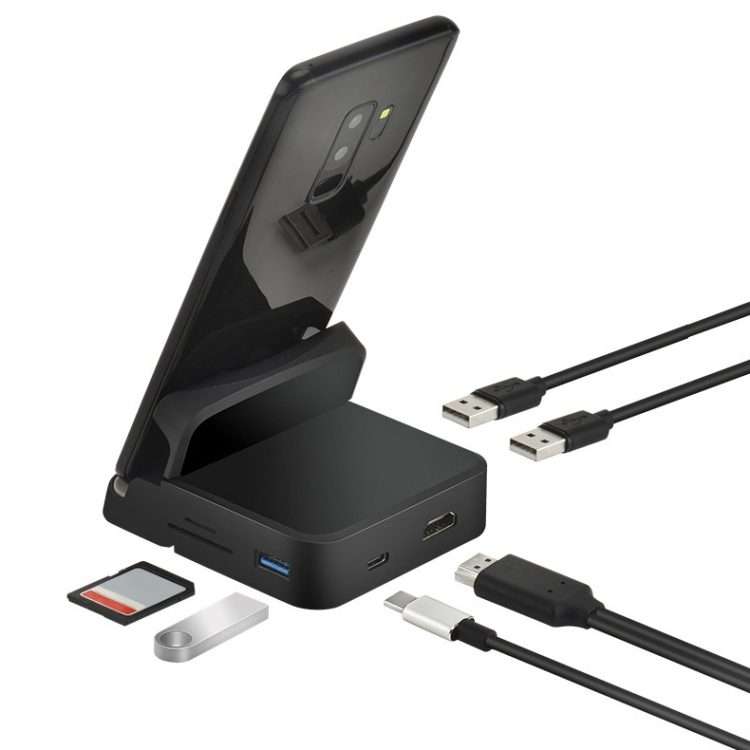 7 In 1 USB-C / Type-C To 2 USB 2.0 + USB 3.0 + 4K HDMI + SD / TF Card Slot + PD USB-C / Type-C Cha