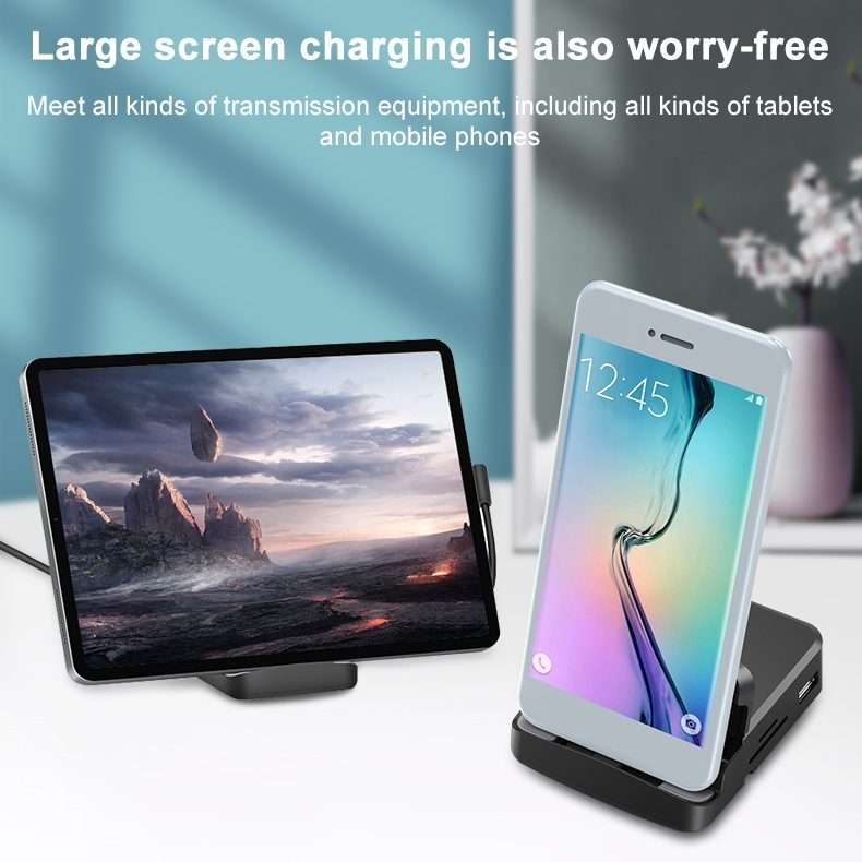 7 In 1 USB-C / Type-C To 2 USB 2.0 + USB 3.0 + 4K HDMI + SD / TF Card Slot + PD USB-C / Type-C Cha