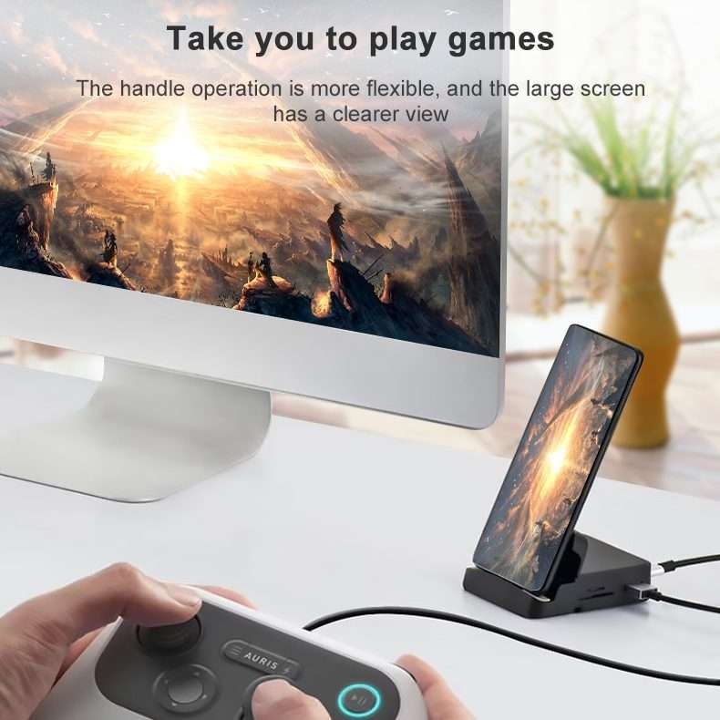 7 In 1 USB-C / Type-C To 2 USB 2.0 + USB 3.0 + 4K HDMI + SD / TF Card Slot + PD USB-C / Type-C Cha