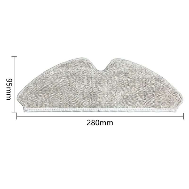 2 PCS Sweeping Robot Washable Mop For Proscenic M7 Pro