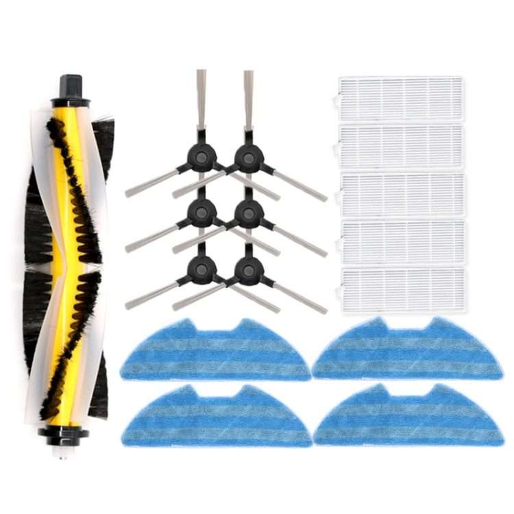 Sweeper Accessories For Proscenic 811GB 911SE, Specification 1 Main Brush+3 Pair Side Brush+5 F