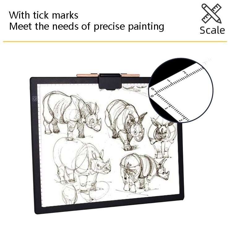 A3-D36 Magnetic Absolute LED Copy Station Soft Eye Protection Edging Calligraphy Copy Of The Paint