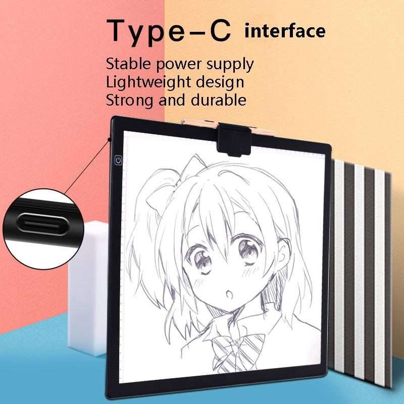 A3-D36 Magnetic Absolute LED Copy Station Soft Eye Protection Edging Calligraphy Copy Of The Paint
