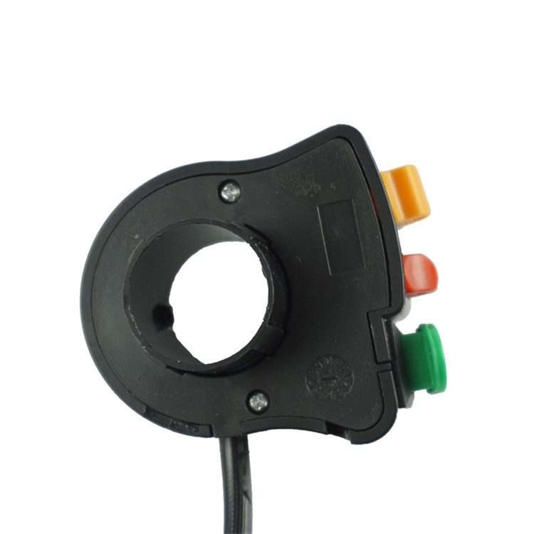 3 PCS Motorcycle Modification Switch Speaker Turn Signal Headlight Switch