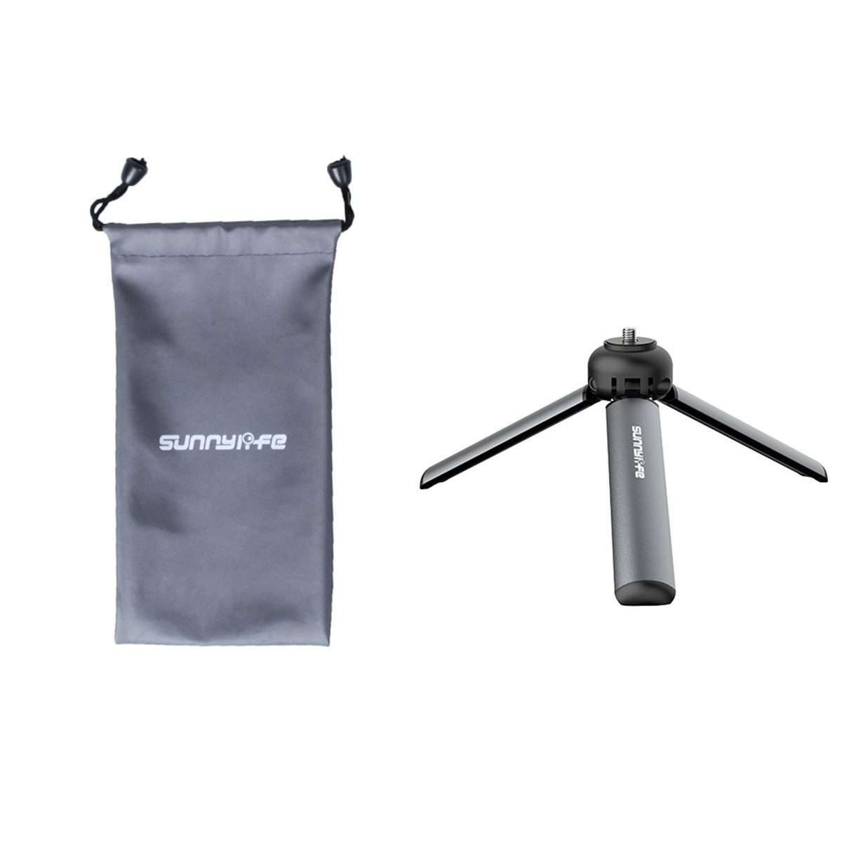 Sunnylife for Insta360 GO / DJI Osmo Action / GoPro Mount Bracket Stabilizer Aluminum A ... Tripod