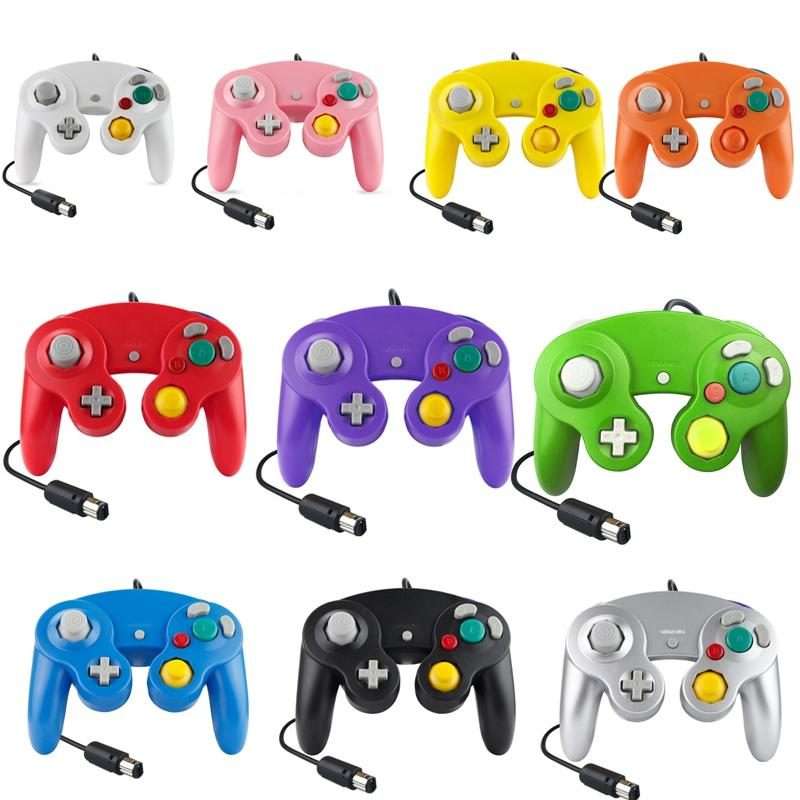 2 PCS Single Point Vibrating Controller Wired Game Controller For Nintendo NGC / Wii, Product colo