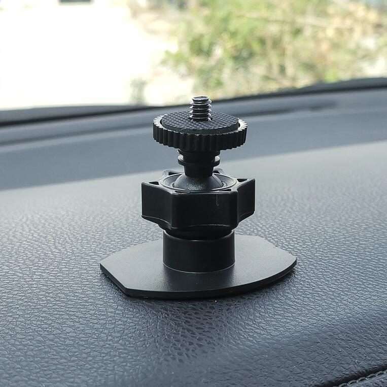 Mini Gimbal Camera Bracket Desktop Mobile Phone Bracket Recorder Car Bracket 1/4 Screw Connector f