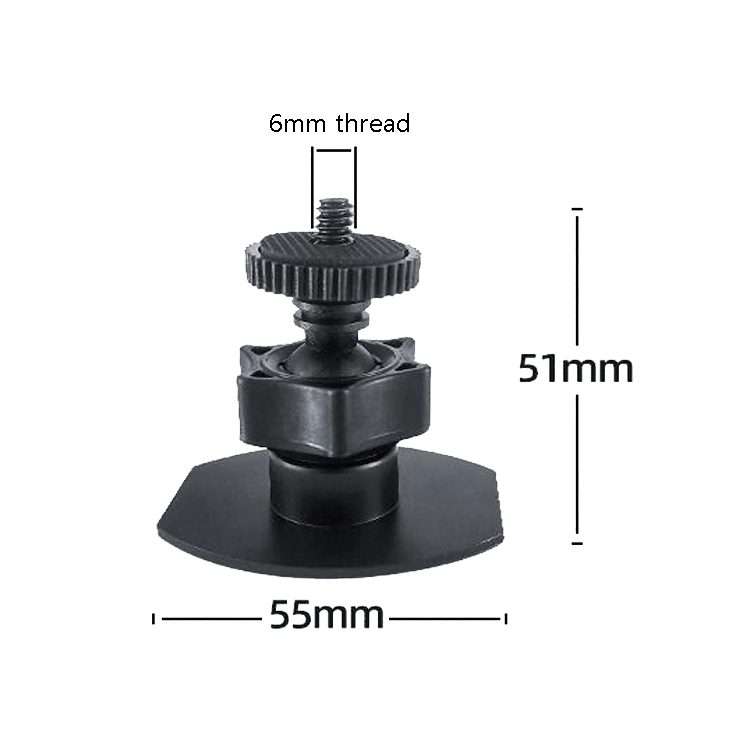 Mini Gimbal Camera Bracket Desktop Mobile Phone Bracket Recorder Car Bracket 1/4 Screw Connector f