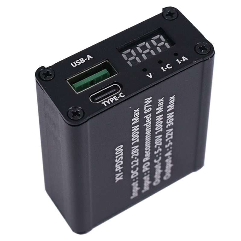 PDS100 QC4.0 PD3.0 Type-C DC 12-28V 100W Step Down Mobile Phone Quick Charger Module for Huawei SC