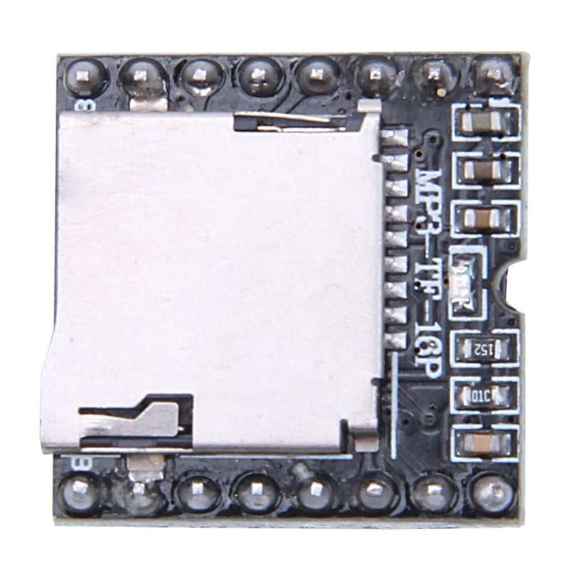 2 PCS HW-247A Mini MP3 Player Audio Module(Black)