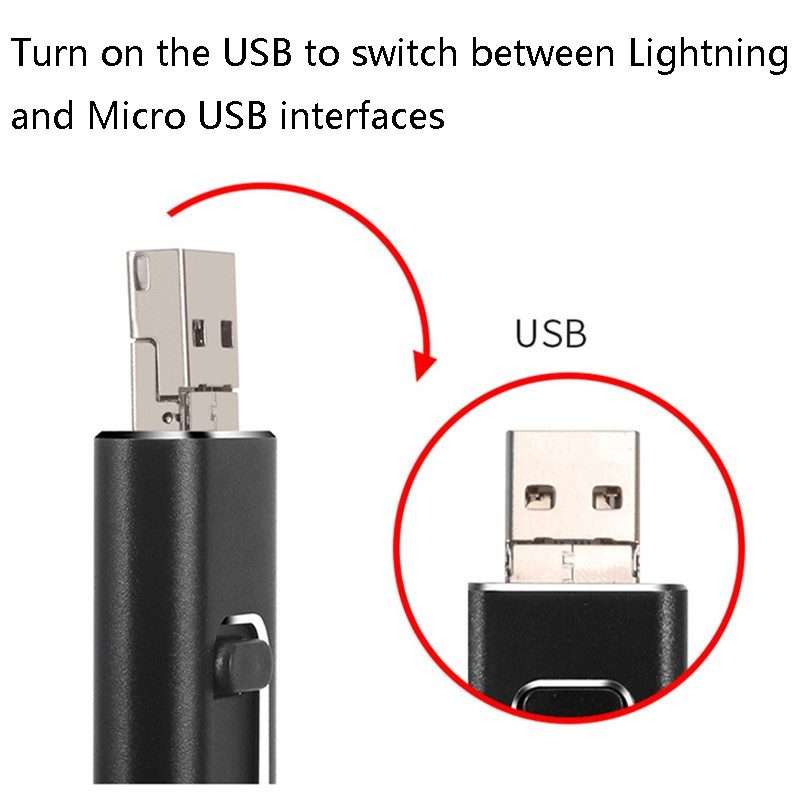 32GB SH02 USB 3.0 + 8 Pin + Mirco USB + Type-C 4 In 1 Mobile Computer U-Disk With OTG ... (Silver)
