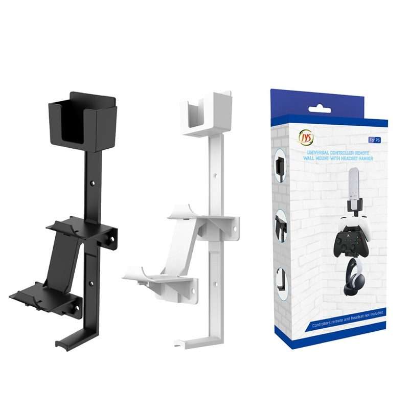 JYS P5125 Earphone / Handle / Remote Control Wall Hook For PS5 / PS4 / Xbox / Switch(White)