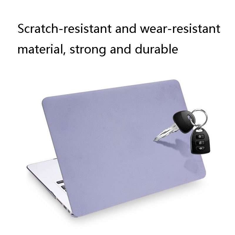 Hollow Style Cream Style Laptop Plastic Protective Case For ... (Rose Pink Matching Tranquil Blue)