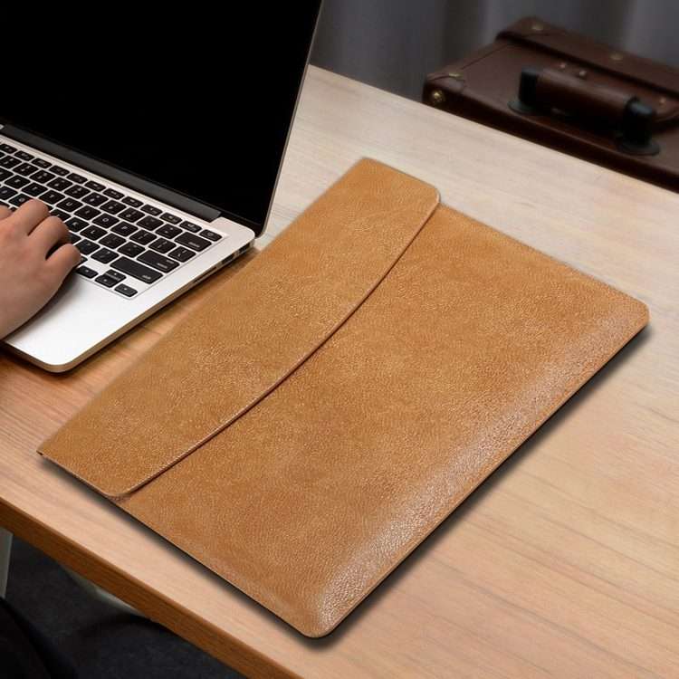 Horizontal Litchi Texture Laptop Bag Liner Bag For MacBook 13.3 Inch A1502 ... (Liner Bag Black)