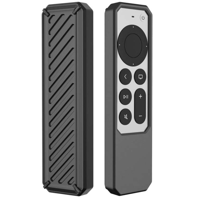 2 PCS Remote Control All-Inclusive Anti-Drop Silicone Protective Cover, Applicable Mod ... (Black)