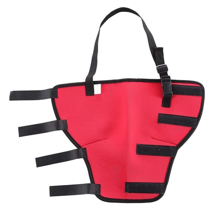 HJ19 Pet Surgery Rehabilitation Back Leg Protector Walking Aids, Size: M(Red Right Back Leg)
