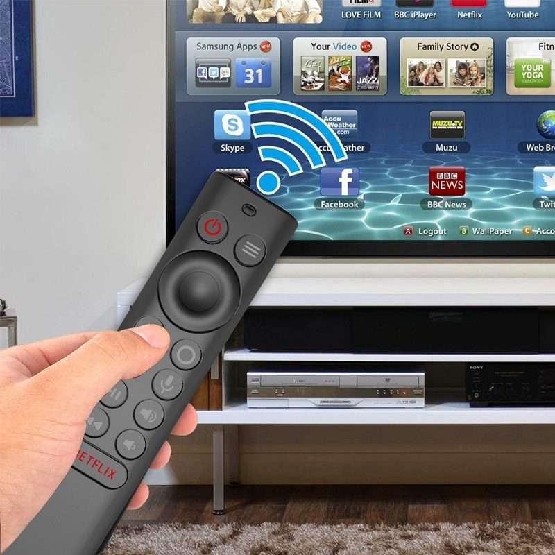 2 PCS Y7 Remote Control Silicone Protective Cover For NVIDIA Shield TV Pro/4K HDR(Luminous Blue)