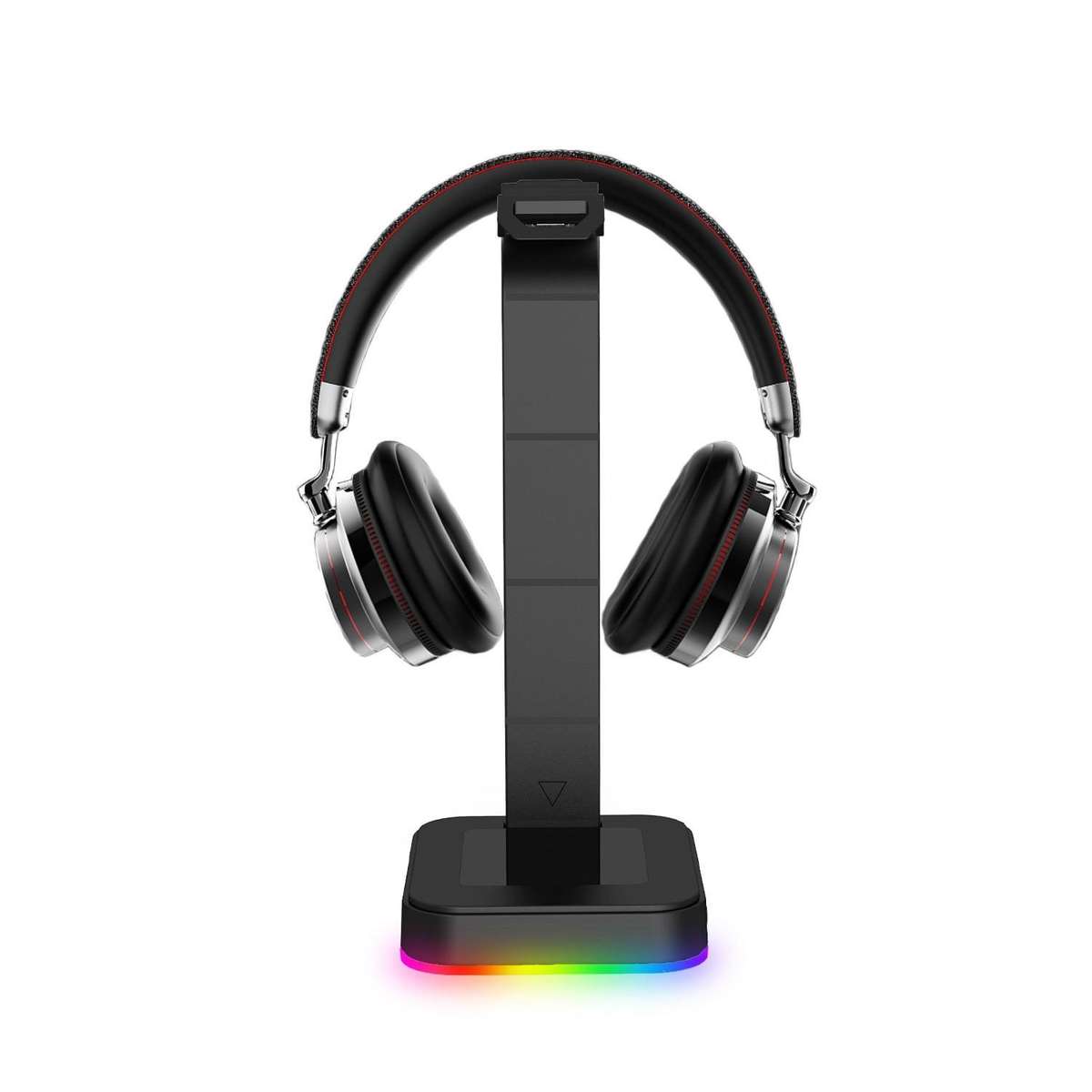 RGBD9 RGB Headset Stand Color-Changing Gaming Headset Stand Gaming Headset Display Sta ... (Black)