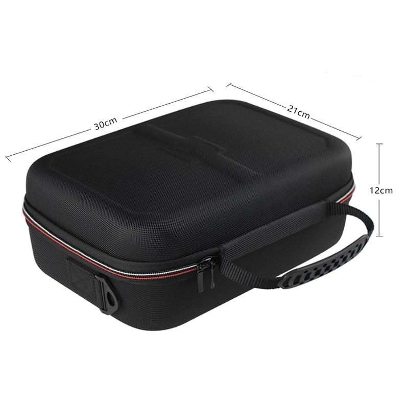 01145 Game Machine Full Accessories Storage Bag Host Handle Hard Box For ... (Black without LOGO)
