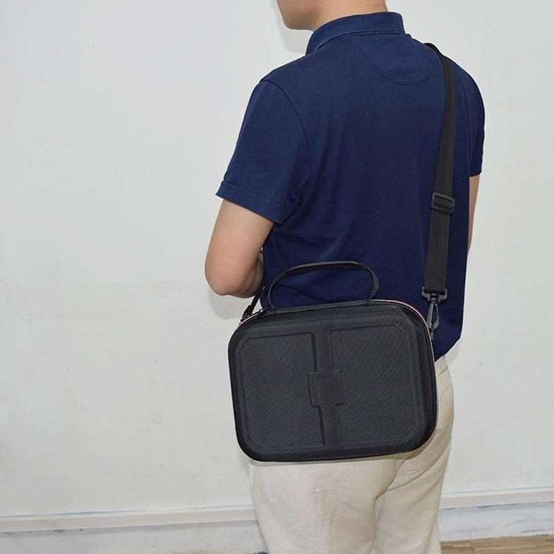01145 Game Machine Full Accessories Storage Bag Host Handle Hard Box For ... (Black without LOGO)