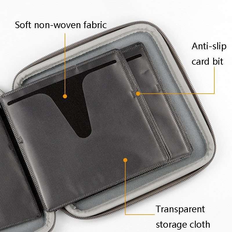Baona BN-F021 Car Home DVD CD Storage Bag Game CD Storage Bag For PS4(Grey)