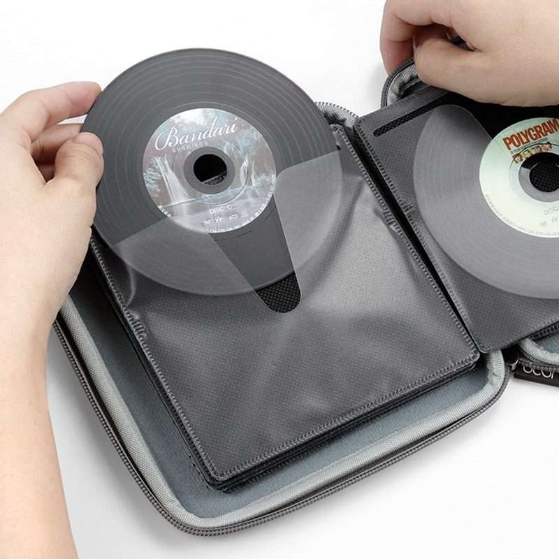 Baona BN-F021 Car Home DVD CD Storage Bag Game CD Storage Bag For PS4(Grey)