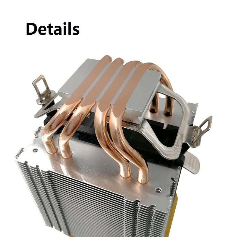 COOL STORM CT-4U-9cm Heat Pipe Dual-Tower CPU Radiator Copper Pipe 9 Cm Fan For Intel/AMD Platform