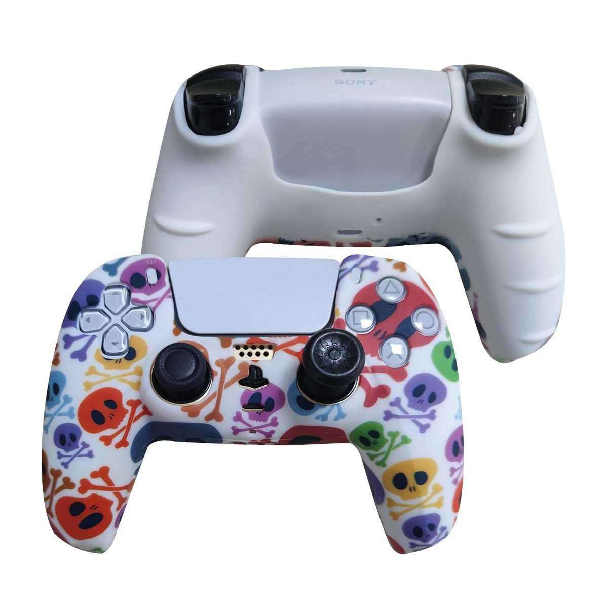 2 PCS PS5 Gamepad Silicone Protective Cover(21+ Hats)