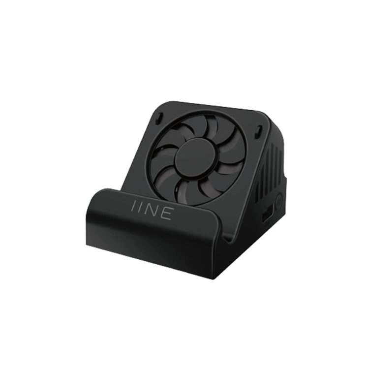 IINE Portable Video Conversion Base With Fan Cooling HDMI Video Converter For Nin ... (Black-L388)