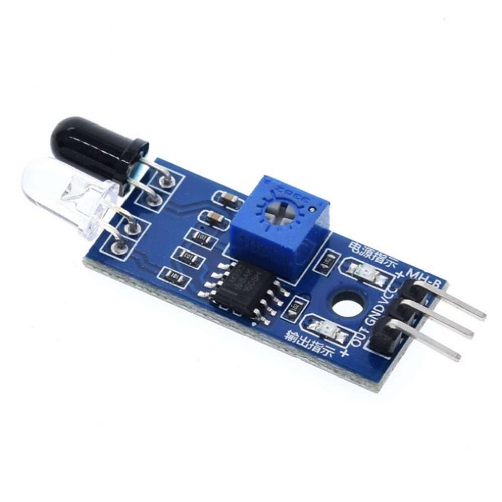 10 PCS Infrared Smart Car Obstacle Avoidance Sensor Photoelectric Switch Robot Sensor( 6D9)