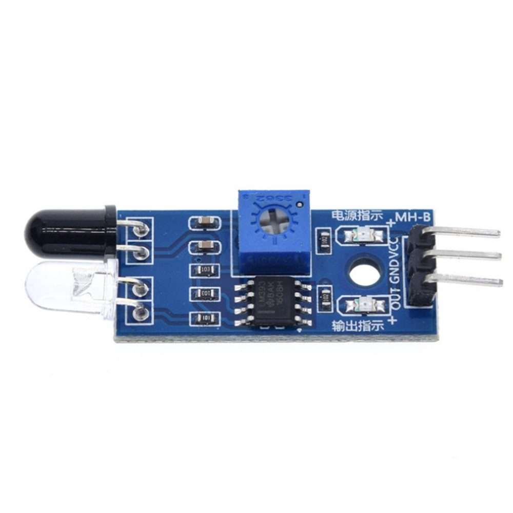 10 PCS Infrared Smart Car Obstacle Avoidance Sensor Photoelectric Switch Robot Sensor( 6D9)