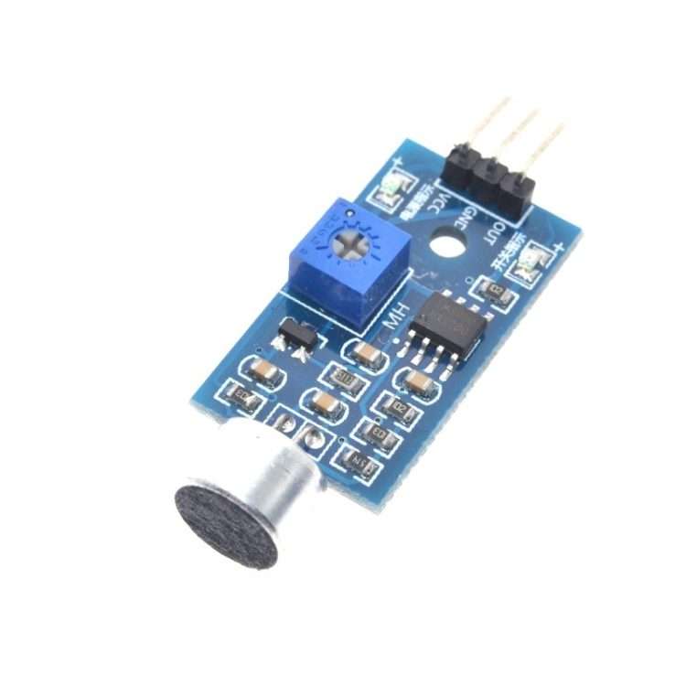 10 PCS Sound Detection Sensor Module Microphone Module Voice Control Whistle Swit ... (Blue Board)