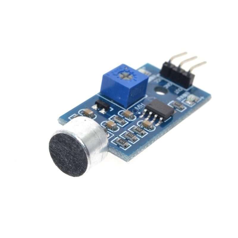 10 PCS Sound Detection Sensor Module Microphone Module Voice Control Whistle Swit ... (Blue Board)