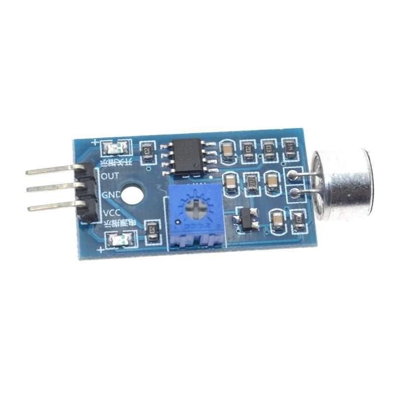 10 PCS Sound Detection Sensor Module Microphone Module Voice Control Whistle Swit ... (Blue Board)
