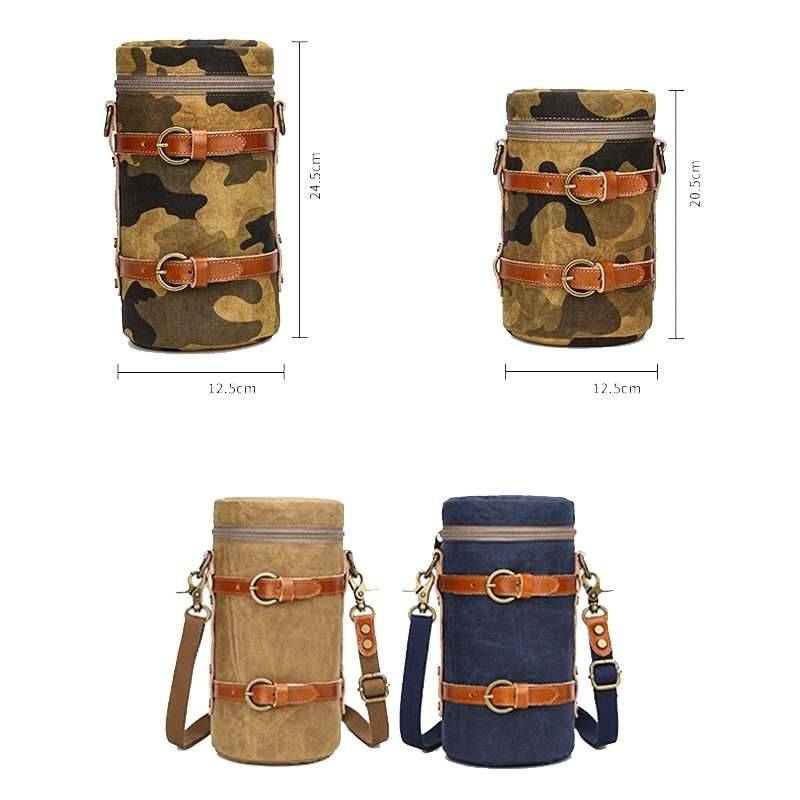 K-807 SLR Camera Storage Bag Waterproof Canvas Photography Liner Bag, Colour: S (Blue)