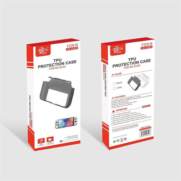 KJH NS-063 Game Console TPU Protective Shell Consoles Anti-Skid Anti-Fall Protec ... (Transparent)