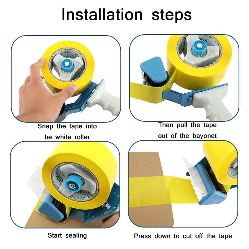 5cm Hand-Held Sealing Tape Cutter(Blue)