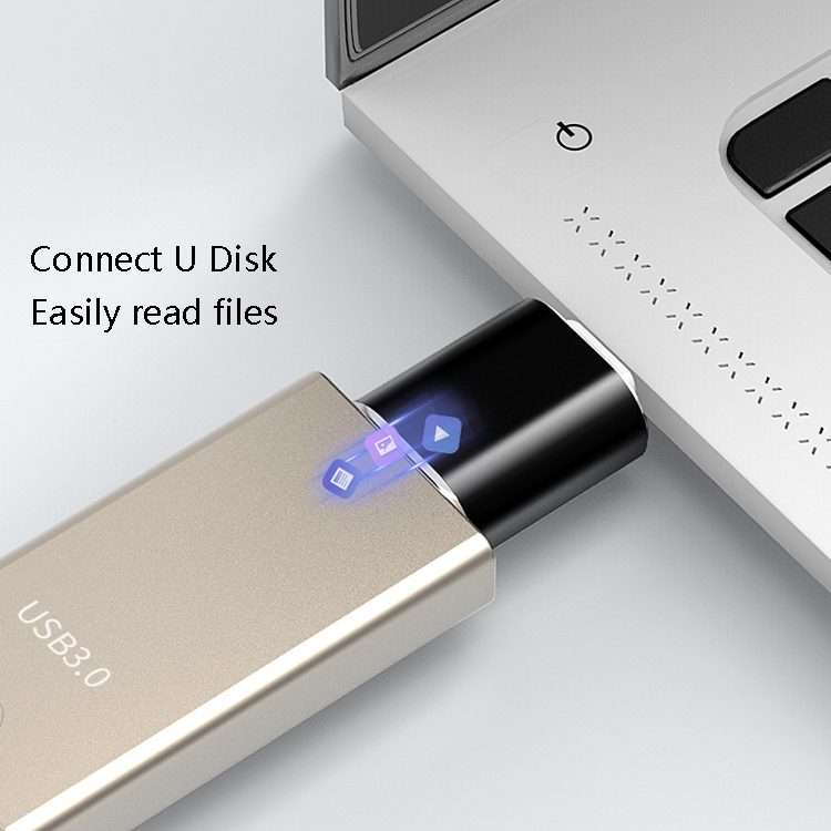 10 PCS USB 3.0 Female to USB-C / Type-C Male OTG Adapter(Silver)