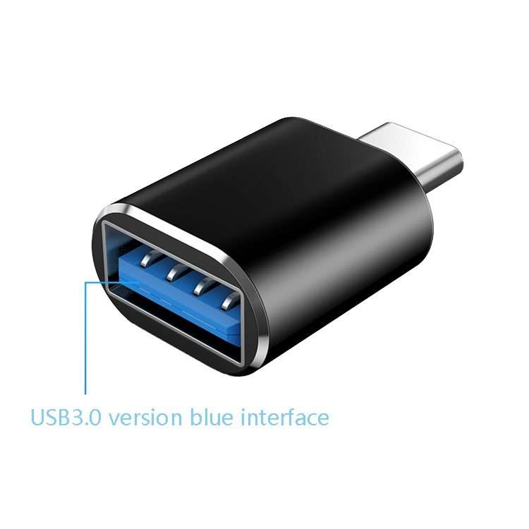 10 PCS USB 3.0 Female to USB-C / Type-C Male OTG Adapter(Gold)