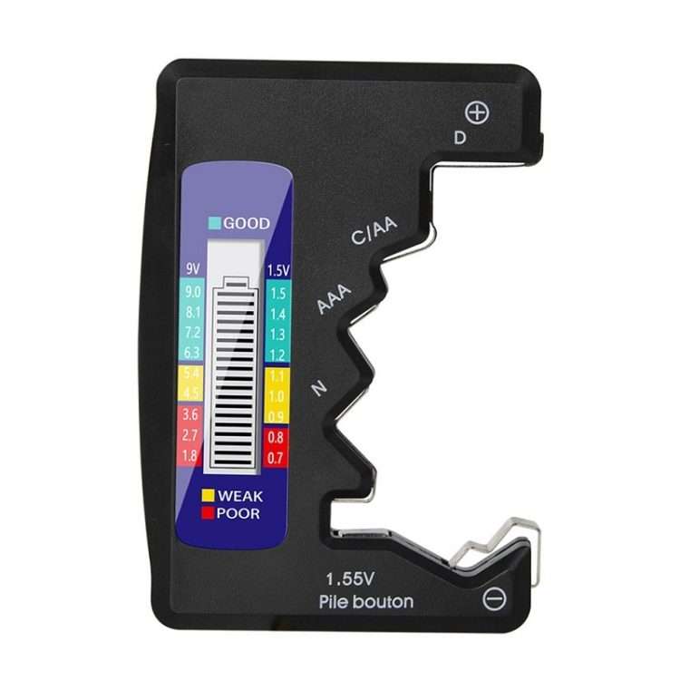 ANENG 1.5V/9V Battery Power Voltage Detector(Black)