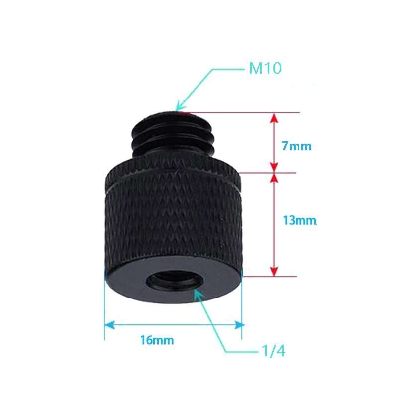 4 PCS Screw Adapter A22 1/4 Female to M10 Male Screw