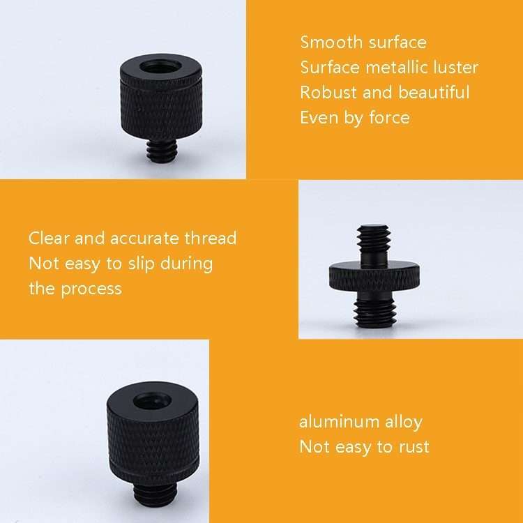 4 PCS Screw Adapter A29 M4 Female to 1/4 Male Screw