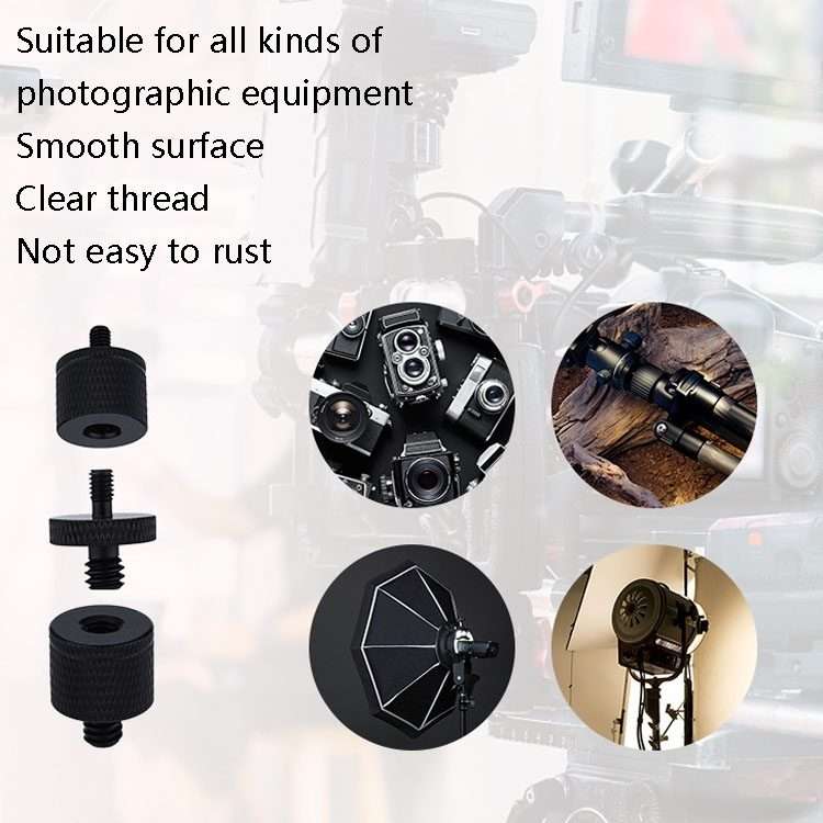 4 PCS Screw Adapter A29 M4 Female to 1/4 Male Screw