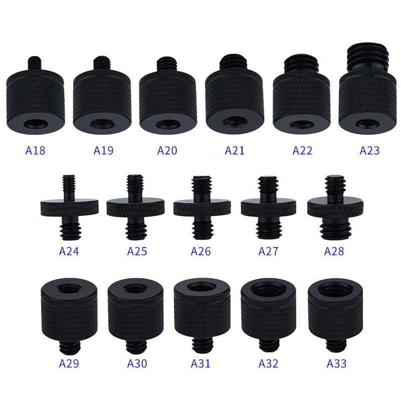 4 PCS Screw Adapter A30 M5 Female to 1/4 Male Screw
