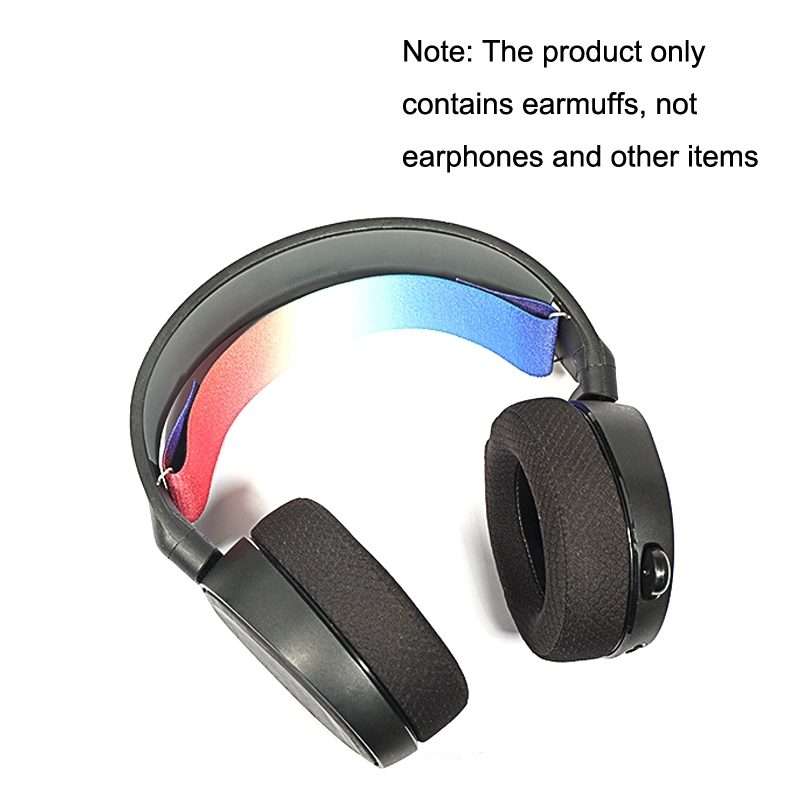 2pcs Sponge Headset Pad for Steelseries Arctis Pro / Arctis 3 / 5 / 7(Green Leather)