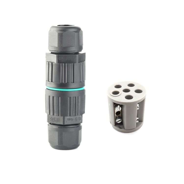 CDF-200/3 Waterproof Wire Connector With 5 Pin Cold Pressure Terminal